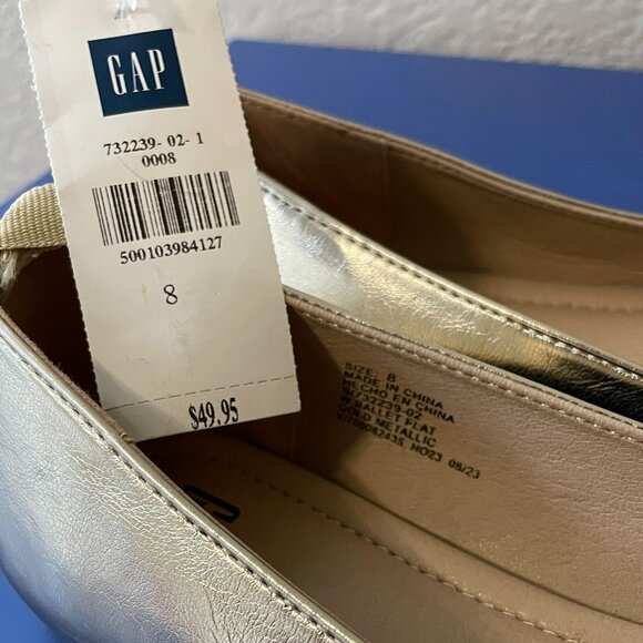 GAP Gold Flats with Bow Detail - Picture 5 of 10